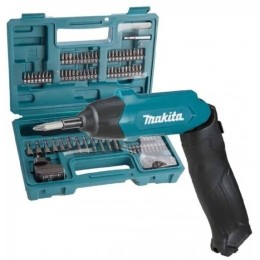 Отвертка аккумуляторная Makita DF001DW Отвертка ак,{3.6В,встр1.5Ач Li-ion,220об\мин,4Нм,0.36кг,чем,н-р акс 81шт,подсв,USB шнур}